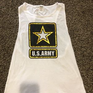 Pink army tank top NEW ADD